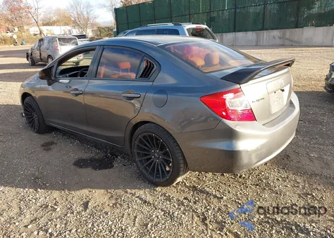 2012 Honda Civic Ex z USA, uszkodzony, nr VIN 2HGFB2F8XCH329688